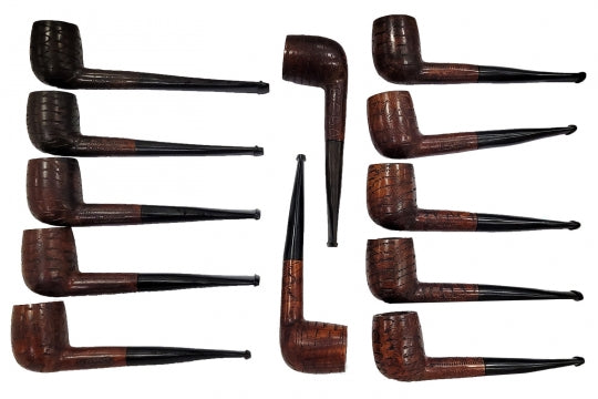 Briar Basket Pipes - Carved