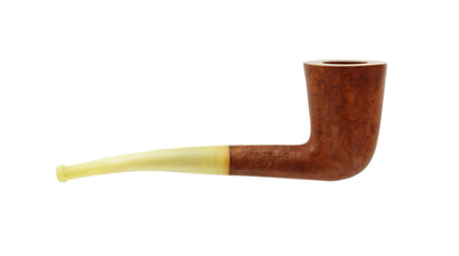 J Waille Large Zulu Briar Pipe Marcello - Bone Stem - LBN007