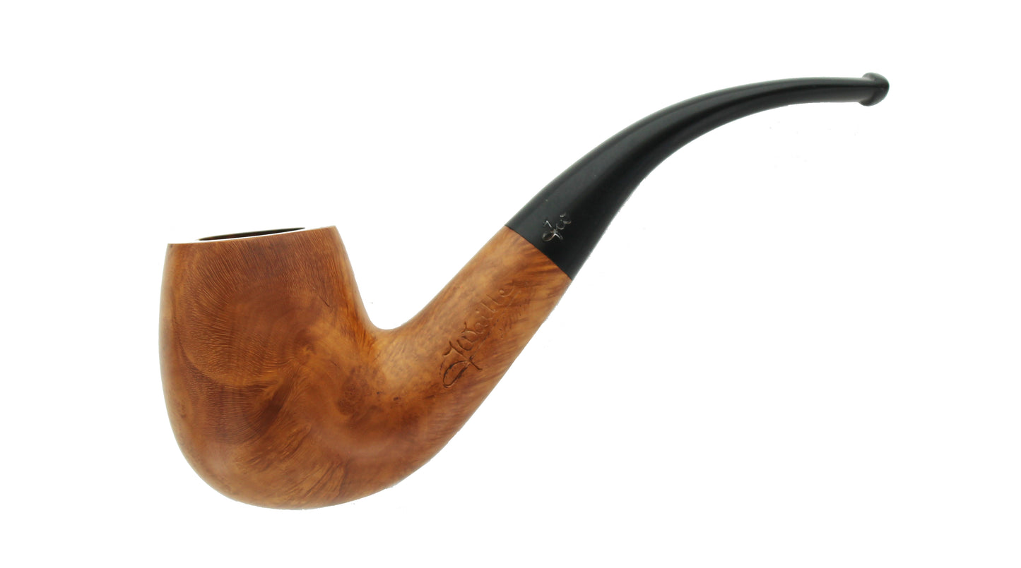 J Waille Large Bent Billiard Briar Pipe Prestige - LBN016