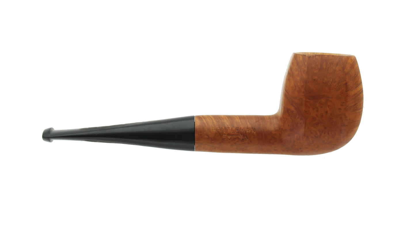 J Waille Medium Square Panel Briar Pipe Gentleman - MSN008