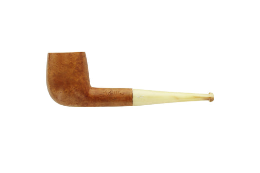 J Waille Large Billiard Briar Pipe Gentleman - Bone Stem - LSN006