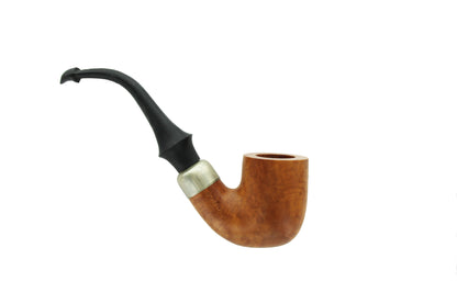 J Waille Medium Bent Briar Pipe Julio - MBN009