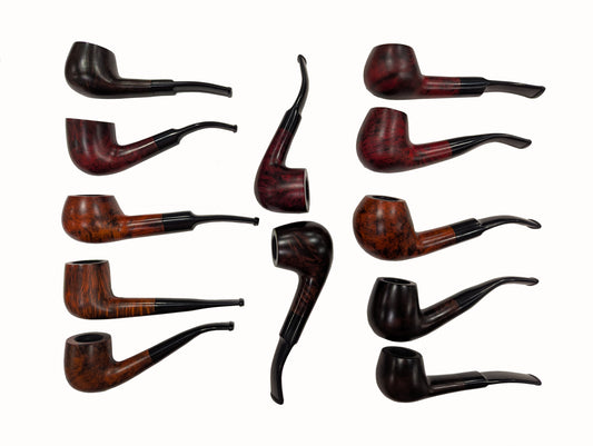 Briar Basket Pipes- Smooth Finish - 12 pack