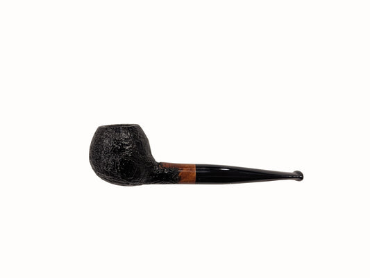 Briar Pipe Straight #7 - Sandblast - Italian